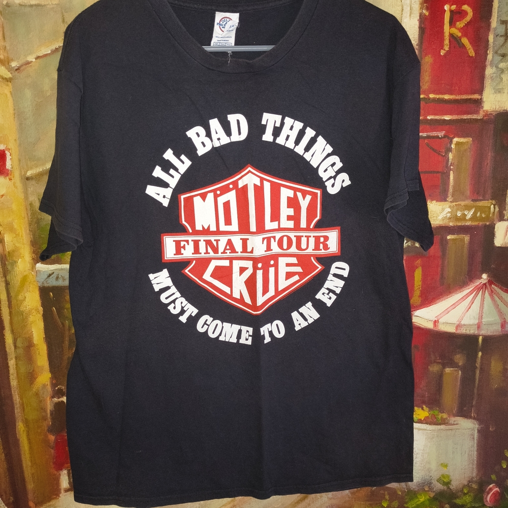 Motley Crue Final Tour Black T-Shirt